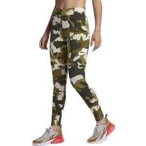 Nike Green Camouflage Women's Leggings